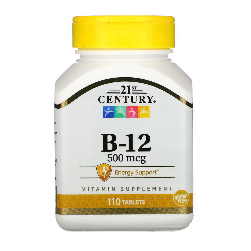 21st Century B-12 500 mcg Tablets, 110 Ea